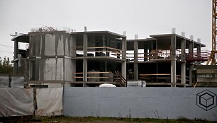 Vilniaus Kalvarijų gatvėje statomi daugiabučiai namai