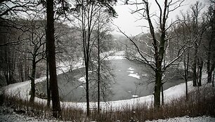 A.Pu&scaron;kino parkas žiemą