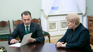 Rokas Masiulius ir Dalia Grybauskaitė