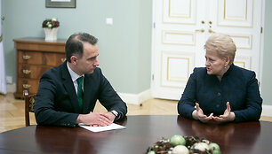 Rokas Masiulius ir Dalia Grybauskaitė
