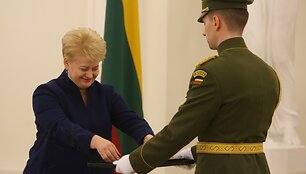 Apdovanojimų akimirka