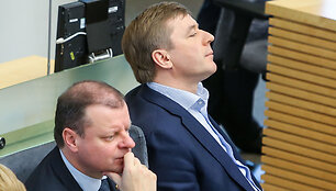 Saulius Skvernelis ir Ramūnas Karbauskis