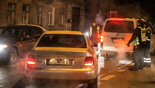Naktinis Vilniaus kelių policijos reidas