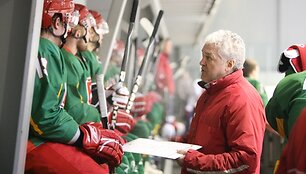 Lietuvos vyrų ledo ritulio rinktinės vyriausiasis treneris Sergejus Borisovas