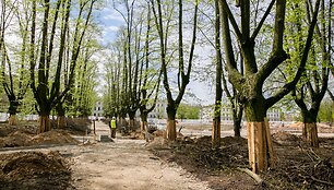 Rekonstruojama Luki&scaron;kių aik&scaron;tė i&scaron; arti