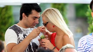 Vilija Pilibaitytė-Mia ir buvęs jos mylimasis verslininkas Radvilas Bubelis
