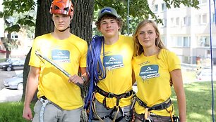 Montis Magia alpinistų komanda &ndash; Arūnas Kamandulis,Gediminas Simutis, Saulė Žukauskaitė