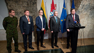 KAM spaudos konferencijos akimirka