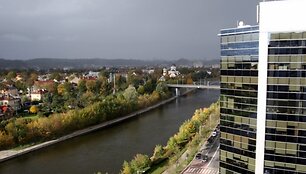 Vilnius prie&scaron; audrą