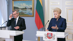 Viktoras Pranckietis ir Dalia Grybauskaitė