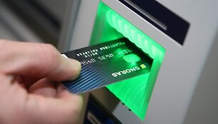 Banko &bdquo;Snoras&ldquo; bankomatas