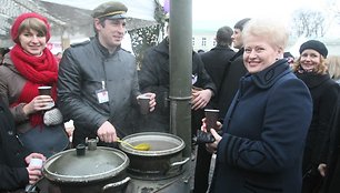 Dalia Grybauskaitė lankėsi mugėje