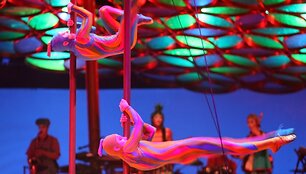  &bdquo;Cirque du Soleil&ldquo; pasirodymo Vilniuje akimirka