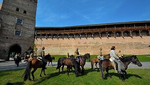 Žygio &bdquo;2000 km istorijos&ldquo; akimirka