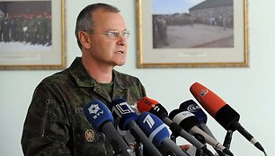 Jungtinio &scaron;tabo vir&scaron;ininkas brigados generolas Algis Vaičeliūnas 