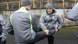 Treniruotės akimirka