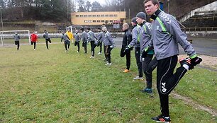 Treniruotės akimirka