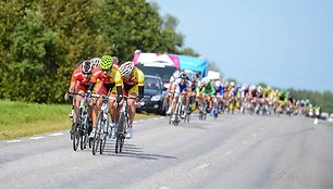 „Baltic Chain Tour 2012“ priekyje Lietuvos komanda.