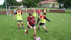 &bdquo;Milan&ldquo; klubo stovykla Trakuose.