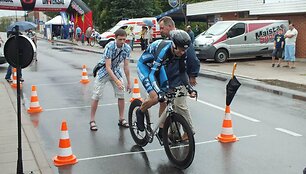 Savaitgalį paai&scaron;kės dviračių plento maratonų čempionas.