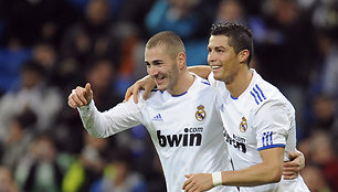 Karimas Benzema ir Cristiano Ronaldo