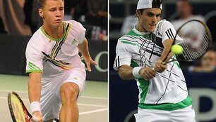Ričardas Berankis ir Thomasas Fabbiano.