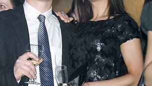 Simona Čėsnaitė su draugu 