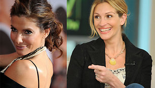 Sandra Bullock ir Julia Roberts 