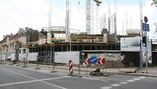 &bdquo;Maskvos namai&ldquo; kyla visai &scaron;alia Vilniaus centro &ndash; Rinktinės ir A.Juozapavičiaus gatvių sankryžoje.