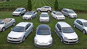 &bdquo;Volkswagen&ldquo; modelių gama JAV