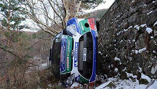 Jari-Matti Latvala avarija Monte Karlo ralyje