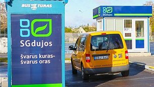 Suslėgtų gamtinių dujų degalinė &Scaron;iauliuose