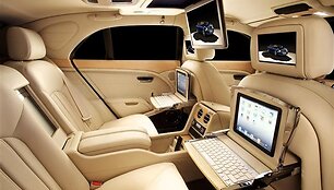 &bdquo;iPad&ldquo; specifikacijos &bdquo;Bentley Mulsanne&ldquo;