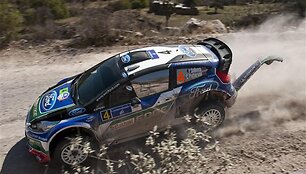 WRC Meksikos ralio akimirka
