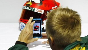 &bdquo;Angry Birds&ldquo; i&scaron;margintas Heikki Kovalaineno &scaron;almas