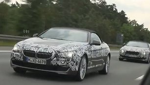 BMW 6-os serijos kabrioleto bandymai