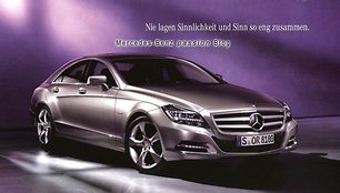 Pirmosios „Mercedes-Benz CLS“ nuotraukos