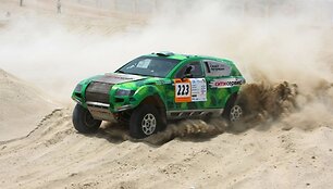 Benediktas Vanagas pasirengęs startui &bdquo;Silk Way Rally&ldquo;