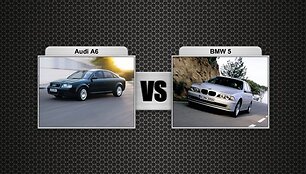 Audi A6 prie&scaron; BMW 5