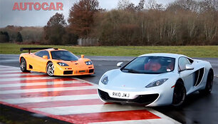 &bdquo;McLaren&ldquo; vakar ir rytoj &ndash; F1 GTR prie&scaron; MP4-12C