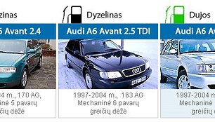 Benzinas, dyzelinas ar dujos?