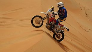 „Abu Dhabi desert challenge“ – trečiasis greičio ruožas