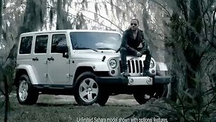 Lenny Kravizas &bdquo;Jeep Wrangler&ldquo; reklamoje