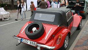 Netradicinių automobilių paroda Bir&scaron;tone