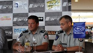 „300 Lakes Rally“ spaudos konferencija