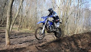 Enduro čempionato dalyviai