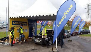 &bdquo;Goodyear Dunlop&ldquo; padangų protektoriaus gylio matavimo akcija