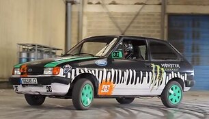 &bdquo;Gymkhana 0.2&ldquo; herojus &ndash; 56 AG &bdquo;Ford Fiesta&ldquo;