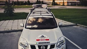 „Nissan X-Trail“ prie Ignalinos atominės elektrinės