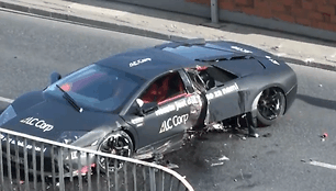 &bdquo;Lamborghini Murcielago&ldquo; avarija Lenkijoje